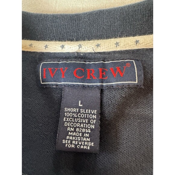 Vtg 90s Ivy Crew American Flag USA Stars Stripes Patriotic 4th Of July Sz Large - Picture 6 of 8